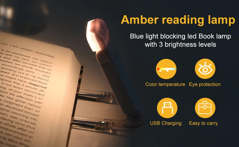 Clip Desk Light Bookmark Read Light Night Lamp